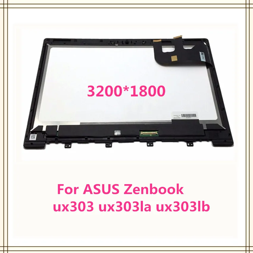 

13.3 inch 3200*1800 LTN133YL01 -P01 LCD Display Panel Touch Screen Assembly + Frame For ASUS Zenbook UX303 UX303LB UX303LA