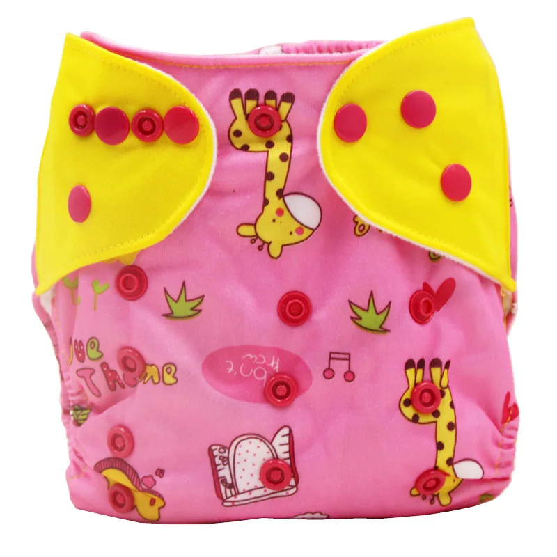 1PCS Washable Baby Cloth Diaper Cover Waterproof Cloth Diaper Suede