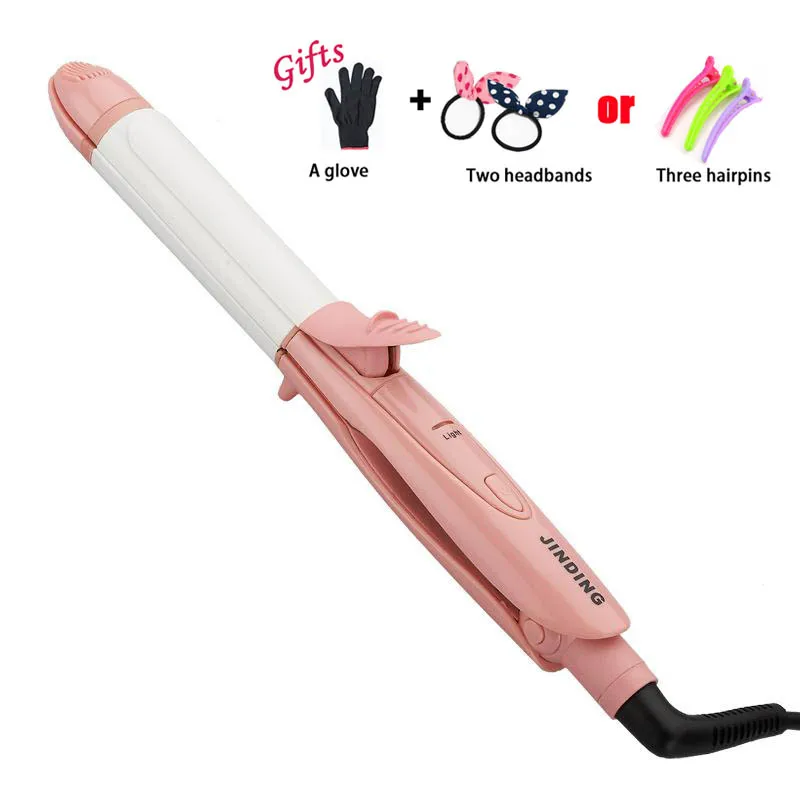 

Professional 220-240v Crimper Ceramic Curler Curling Iron Hair Styler Electric Corrugation Wave Hair Dual Purpose Bigudi B02