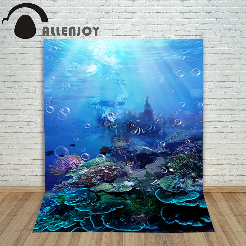 Allenjoy海の写真撮影の背景海洋バブル水中サンゴの背景ビニールファンタジー写真撮影の小道具 Photography Background Backdrop Vinylbackground Vinyl Photography Props Aliexpress