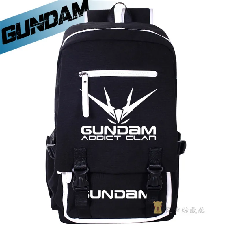 New Cosplay Anime Gundam Black Shoulders Bag Leisure Travelling School