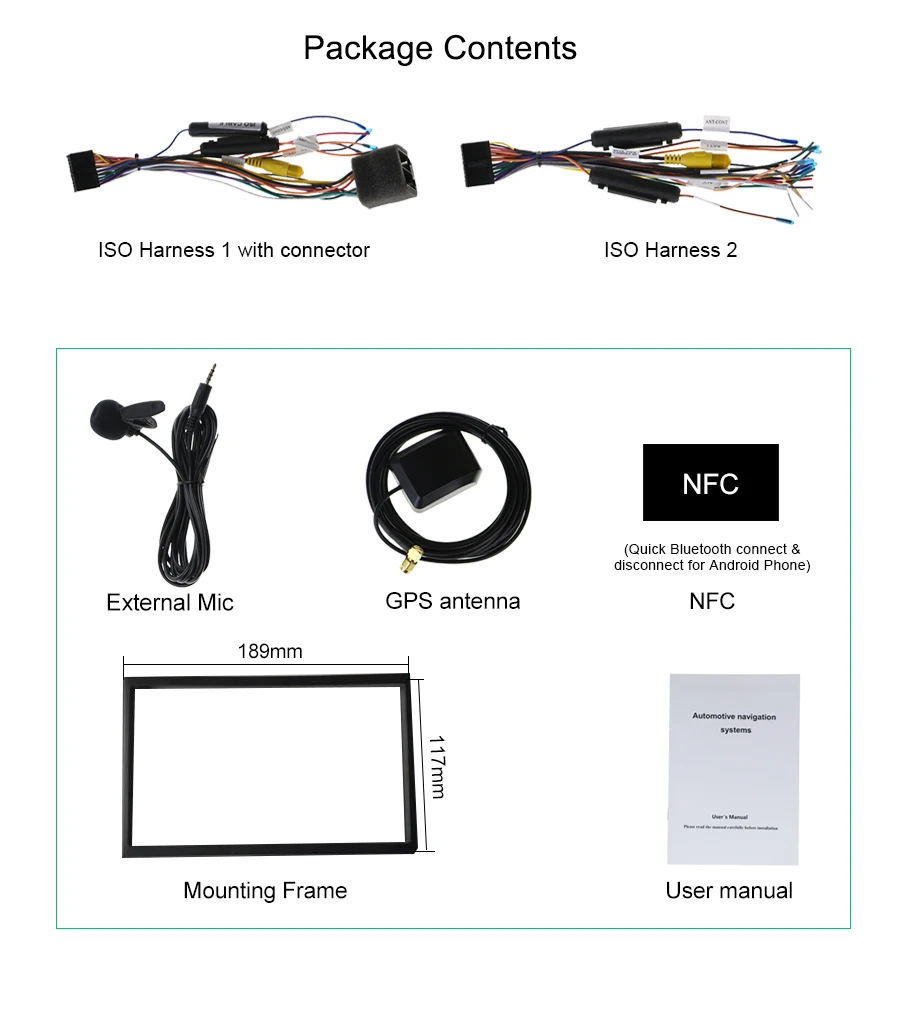 Excellent Best 7.0" Quad Core 1G+16GB Rom 2 Din Android 6.0 Head unit Universal Car Radio Audio Stereo GPS Navigation Support dash Cam 5