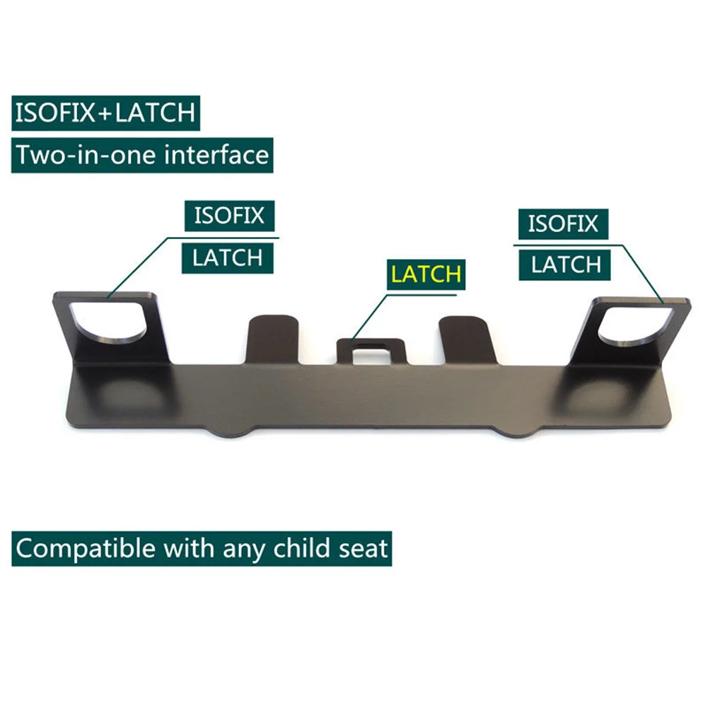 Для SUV Compact универсальная детская Защитная защелка сиденья Автомобильный Разъем Кронштейн аксессуарный хэтчбек для ремень ISOFIX руководство автомобильный