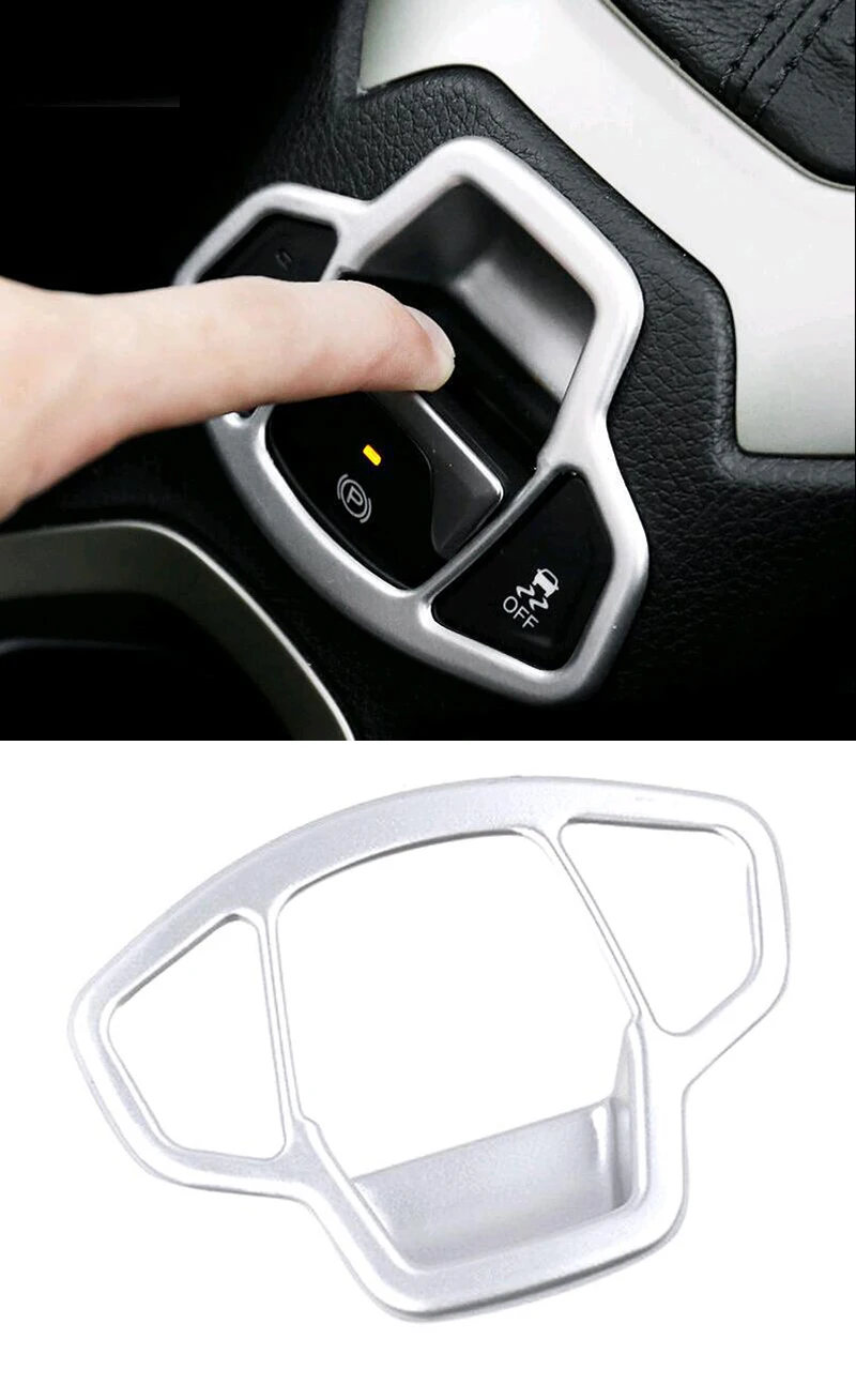 Electronic Parking Brake Button Cover Trims Frame For Jeep Renegade
