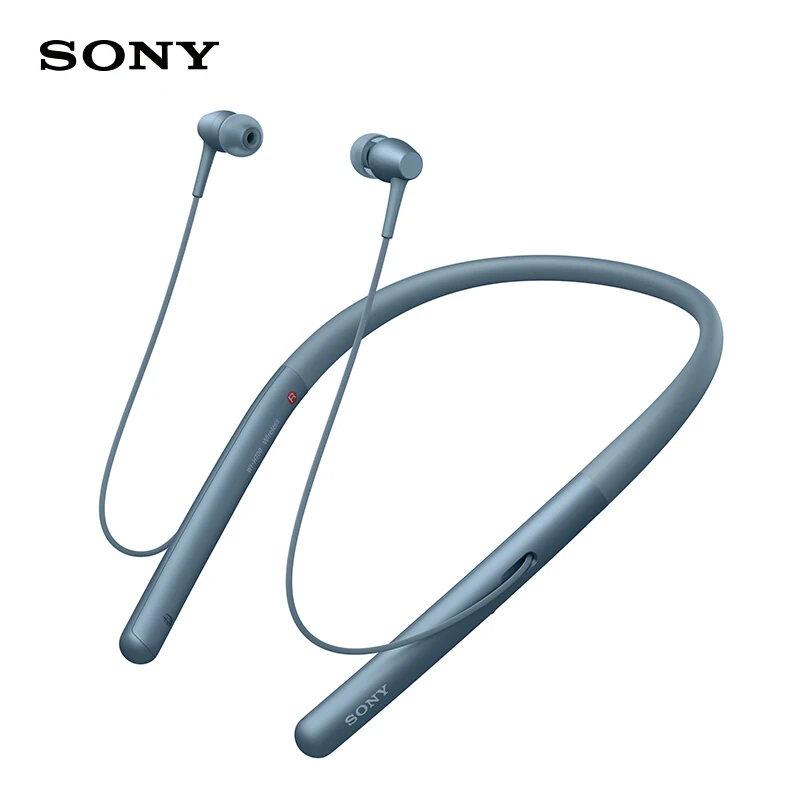 Оригинальная Беспроводная bluetooth-гарнитура sony WI-H700, наушники-вкладыши, стерео спортивные бинауральные музыкальные наушники для мобильного телефона - Цвет: Blue