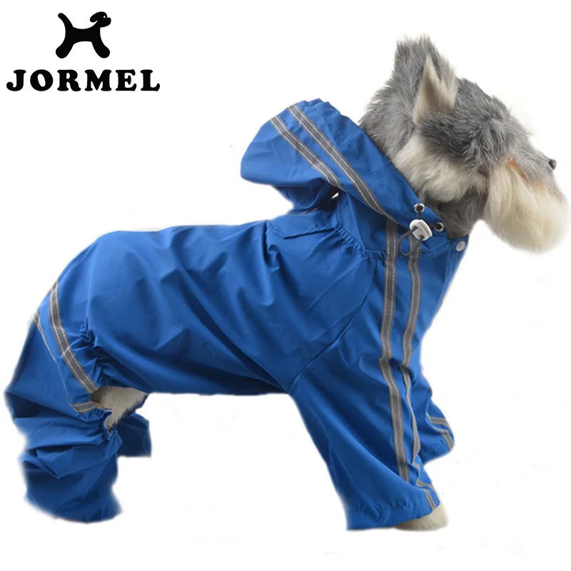 

JORMEL Pet Large Dogs Raincoat Out Door walking Waterproof Detachable Rain Cover Water Protection Big Dog Clothes