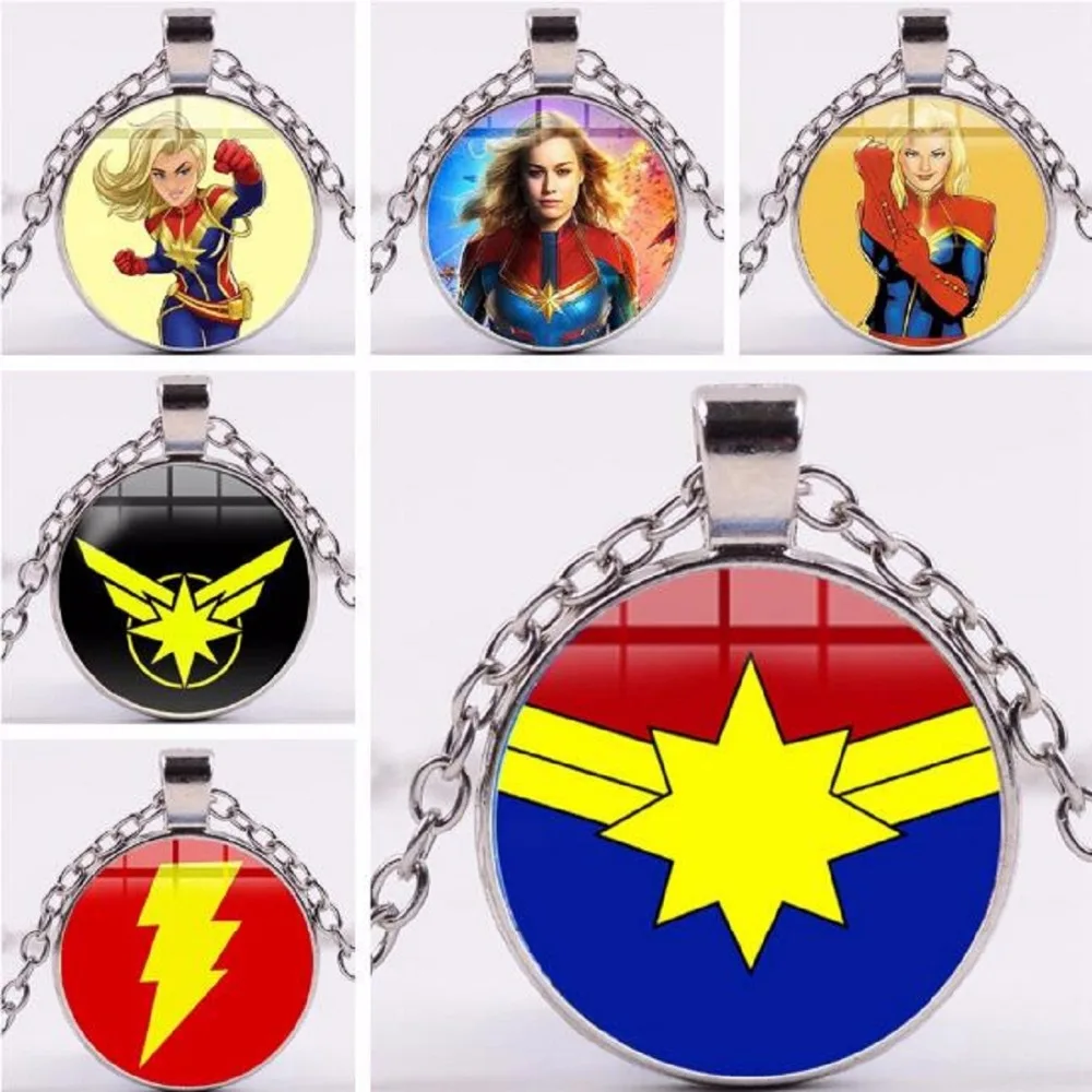 Мстители Капитан ожерелье с персонажами из Marvel металлические подвески для