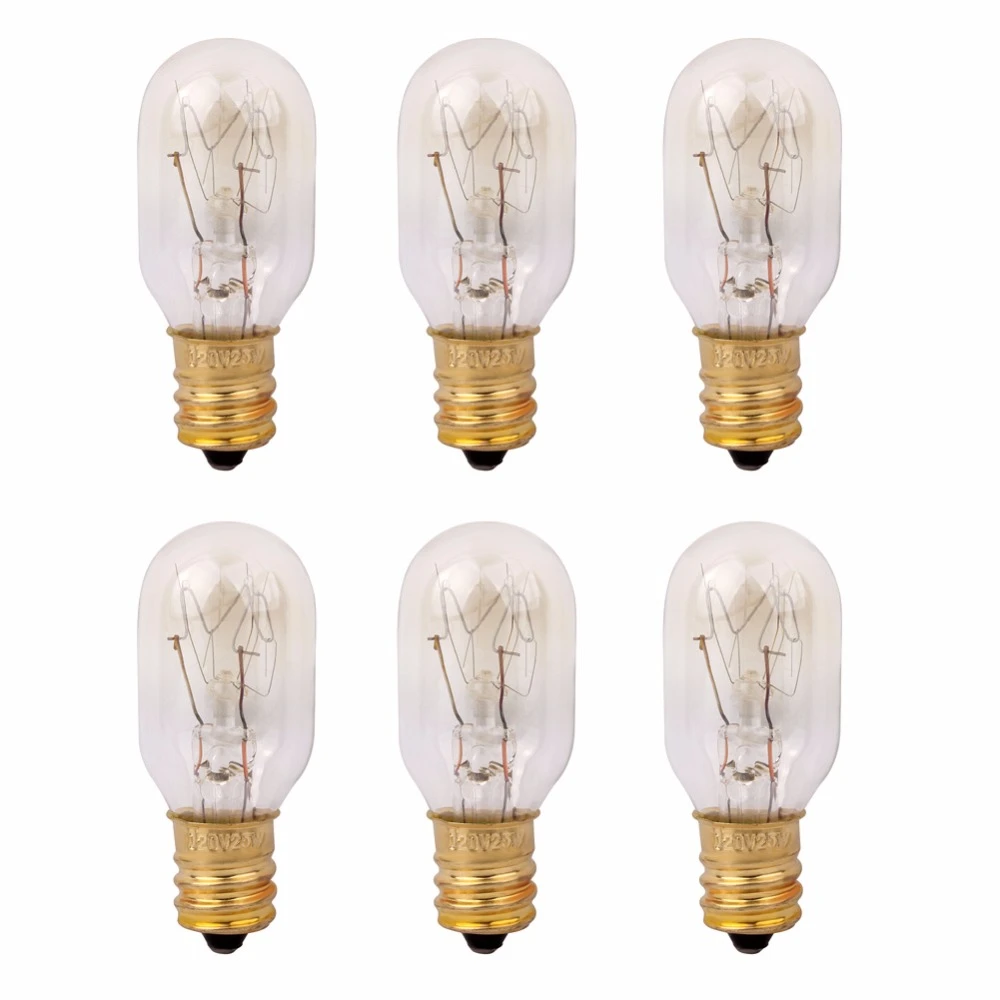 vloeistof Voorbereiding Creatie 120 V 25 Watt Himalaya Zout Lamp Gloeilampen Gloeilamp Vervanging Lampen  E12 Socket 6Pack|Figuren & Miniaturen| - AliExpress
