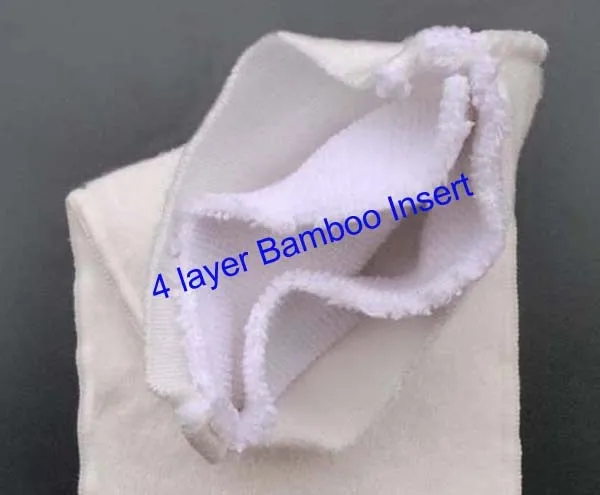 Ananbaby ткань вкладыши для подгузников многоразовые и моющиеся бамбуковые вставки с защелками в