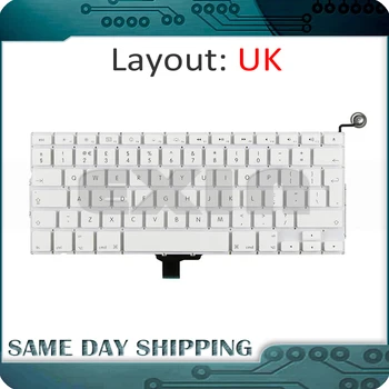 

New for MacBook 13" A1342 UK Keyboard UK QWERTY White Keyboard Replacement MC207 MC516 EMC 2350 Late 2009 Mid 2010 Year