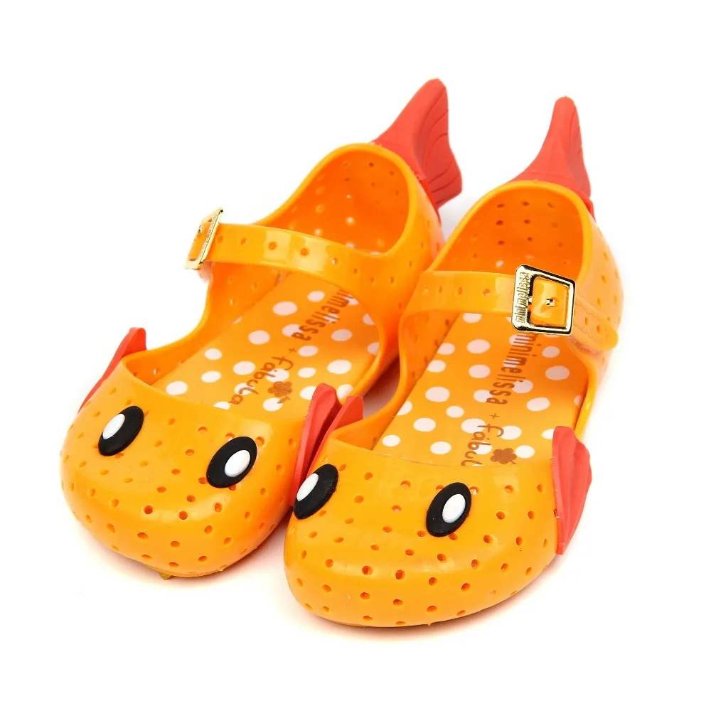Mini Melissa Girl Sandals Breathable Fish Children Rain Wings Summer Flying 2019 Princess Shoes | Детская одежда и обувь