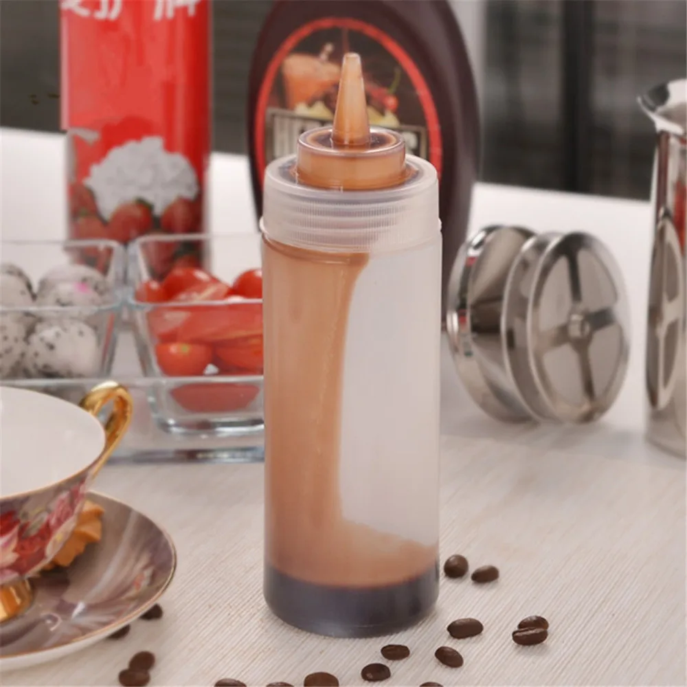 

1 Pc Kitchen Accessories Mustard Vinegar Salad Sauce Oil Dispenser Squeeze Bottle Ketchup Jar Kitchen Tool Plastic Cruet Vinegar