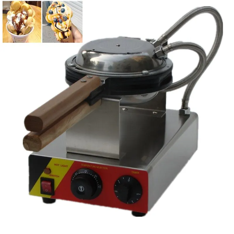 Mini Egg Bubble Waffle Maker Kitchen Appliances Manual Multifunction