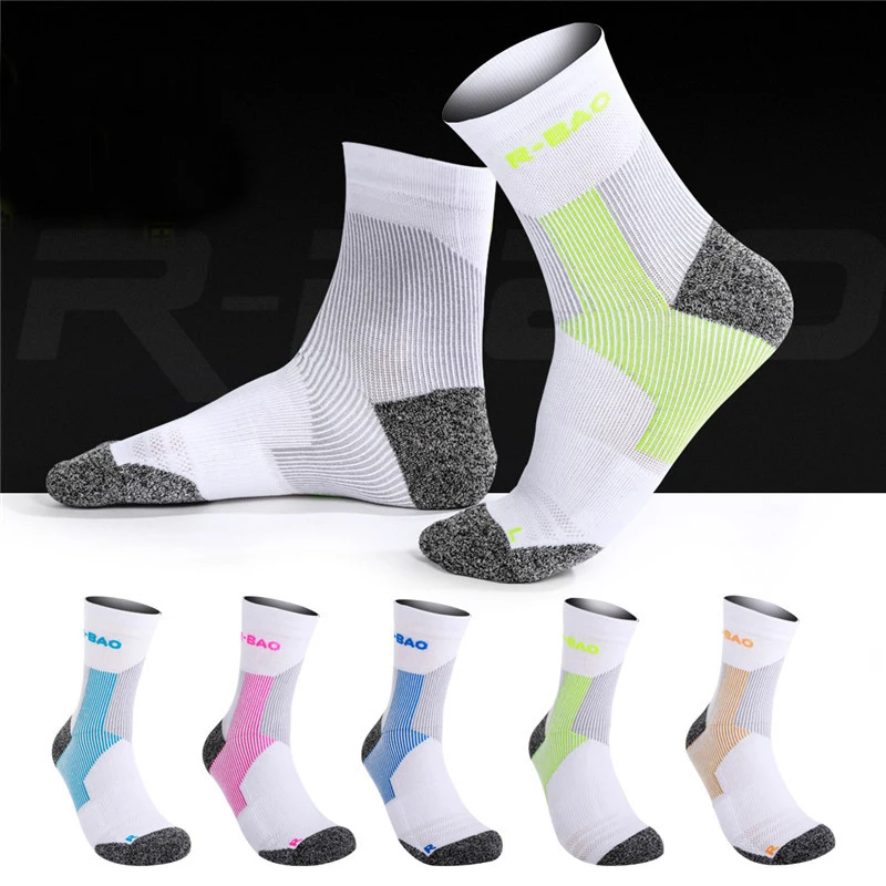 Men Ankle Quarter Support Cycling Running Socks Dry Fit Joggers Cross