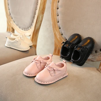 

Spring 2019 New Flat toddler Shoes Korean version Girl Baby Shoes boys genuine leather Soft sole 1-3 years old children's shoes