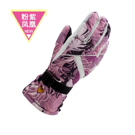 Перчатки катания на лыжах Winter sport ветрозащитный водонепроницаемый-30 теплые Велоспорт лыжный Снегоход Мотоцикл Сноуборд перчатки Лыжный Спорт Для мужчин Для женщин - Цвет: 11