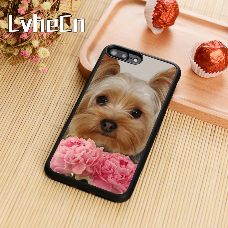 LvheCn йоркширский терьер собака чехол для телефона iPhone 5 6 6s 7 8 plus 11 pro X XR XS max samsung S7 edge