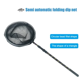 

New Aluminum Alloy Folding Carp Fishing Net Handle Fishing Brail Extending Pole Net Tackle 190cm 88 -BUY XR-Hot