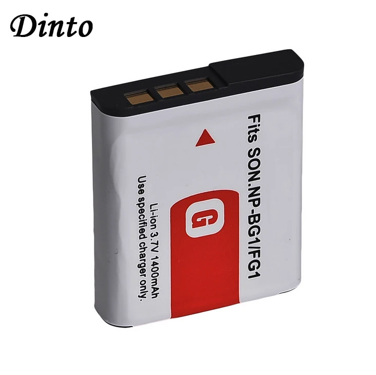 Dinto 1400 мА/ч NP-BG1 NP-FG1 NPBG1 NPFG1 Перезаряжаемые литий-ионный аккумулятор цифровой