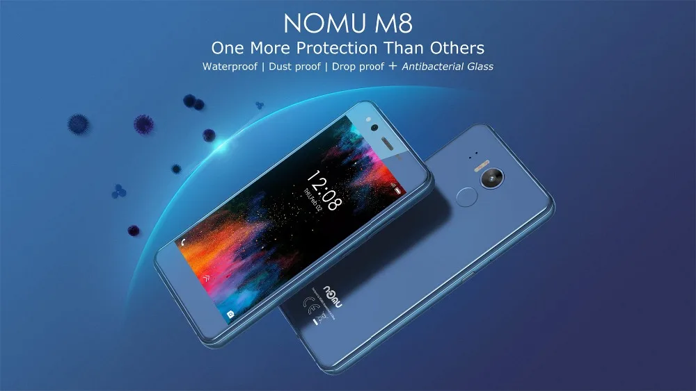 NOM8 IP68 водонепроницаемый смартфон android 7,0 MTK6750T Восьмиядерный 5,2 ''HD 21MP+ 21MP 4 Гб ram 64 Гб rom 2950 мАч 4G LTE мобильный телефон