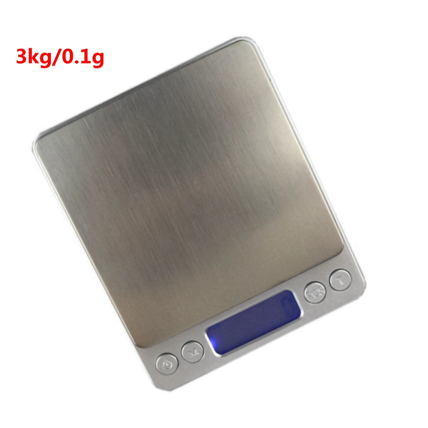Image Digital Balance Scale 3kg Hight Accuracy Jewelry Food Diet Scales 3000g 0.1g Electronic Kitchen Weight 2 Strays Free Shipping