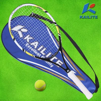 1 шт. теннисные ракетки из углеродного волокна высокого качества нейлон для женщин Обучение развлечения с сумкой мяч струны Sweatband - Цвет: Белый
