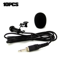 10 шт. 3,5 мм винт с замком петличный микрофон зажим для галстука петличный микрофон для Беспроводной нательный передатчик караоке микшер Системы
