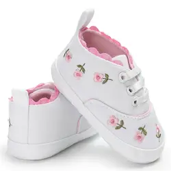 2019 New Sweet Baby Girl Shoes Lace Floral Embroidered Soft Shoes Prewalker Walking Toddler Kids Canvas Sneakers Shoes 2019 New Sweet Baby Girl Shoes Lace Floral Embroidered Soft Shoes Prewalker Walking Toddler Kids Canvas Sneakers Shoes