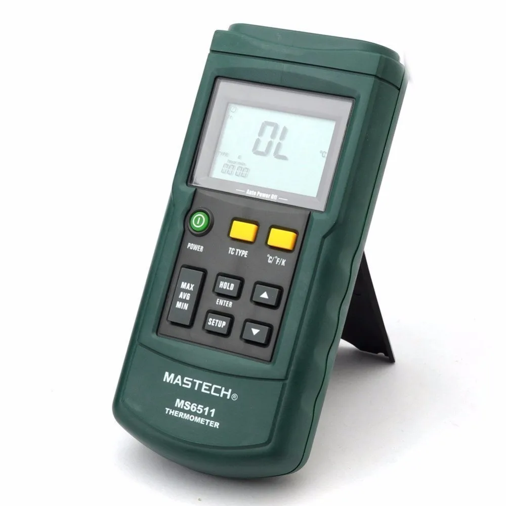 MASTECH MS6511 термопара цифровой термометр одноканальный-200 до+ 1372 C