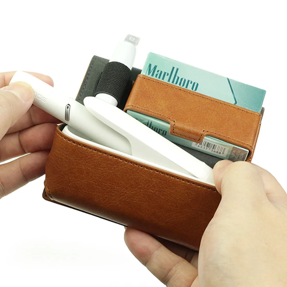 

JINXINCHENG 10pcs Lot Flip Wallet Leather Case for Iqos 3.0 Pouch Bag Case for Iqos3 Case Accessories