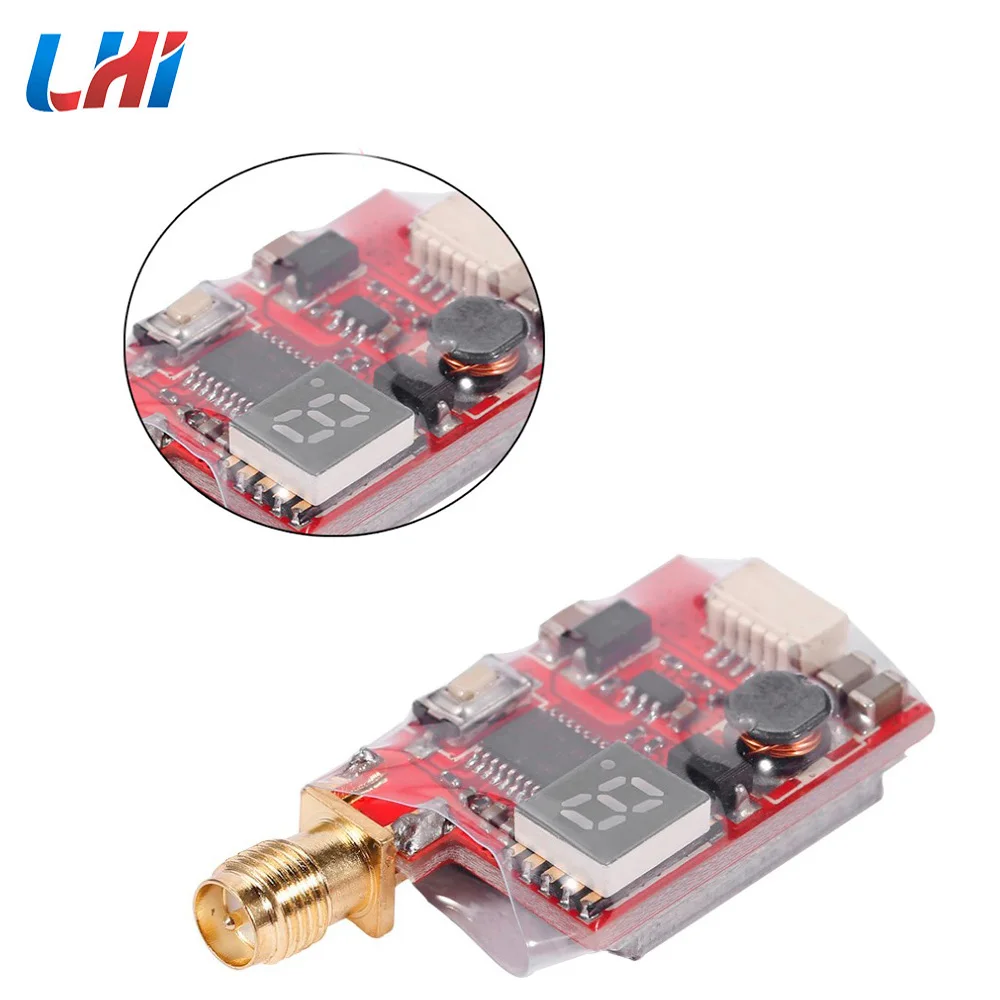 

TS5828LS 5.8 G Mini 25-600 MW 48CH RP-SMA Adjustable Power Switchable AV Wireless Transmitter FPV Light Weight