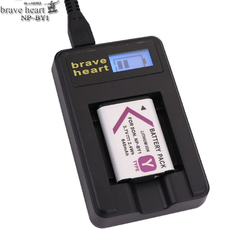 Brave heart 3x bateria np BY1 NP аккумулятор NPBY1 + зарядное устройство для Sony HDR AS100v AZ1VR AZ1VB AZ1VW