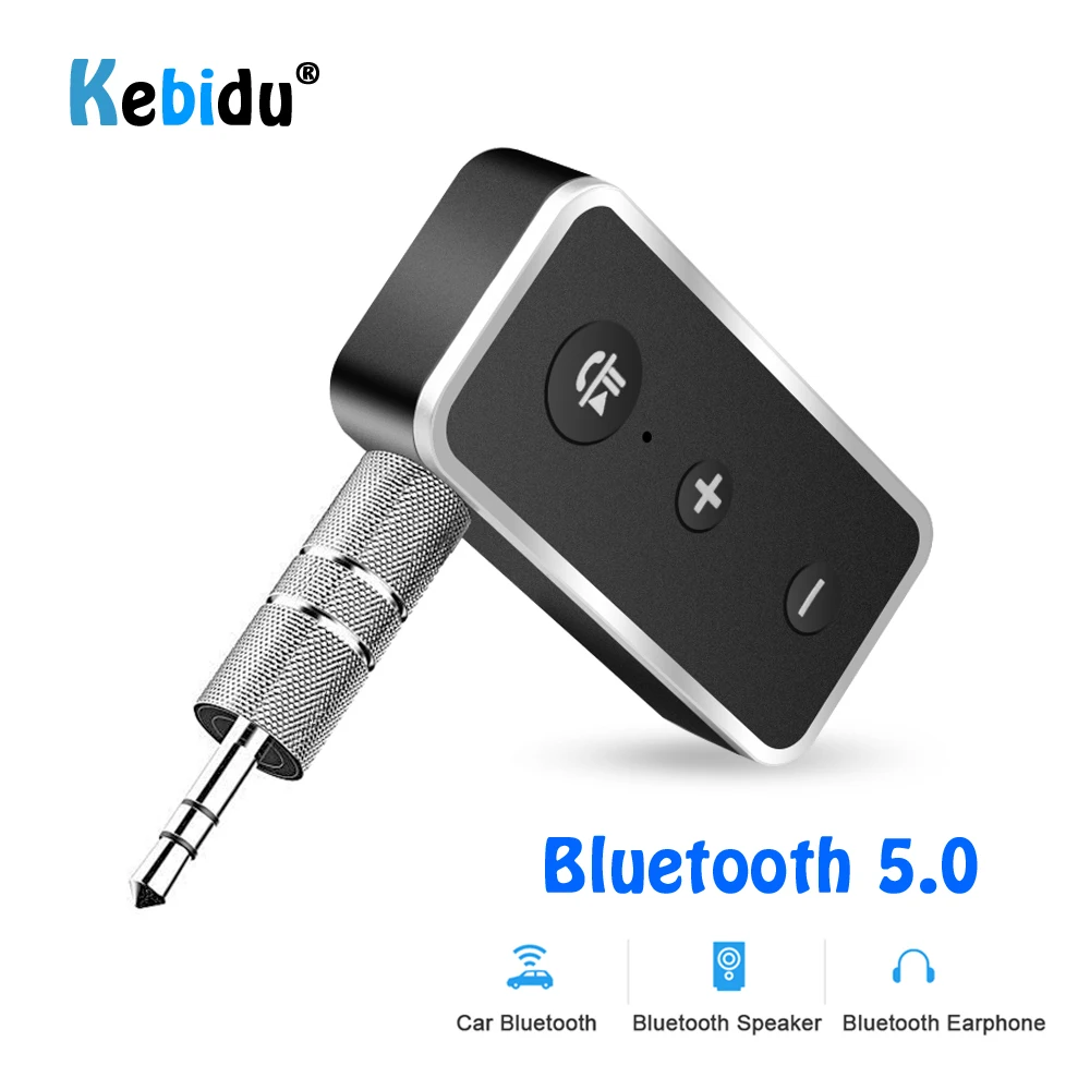 Kebidu 3 5 мм AUX аудио беспроводной адаптер громкой связи стерео Музыка MP3 Bluetooth 0