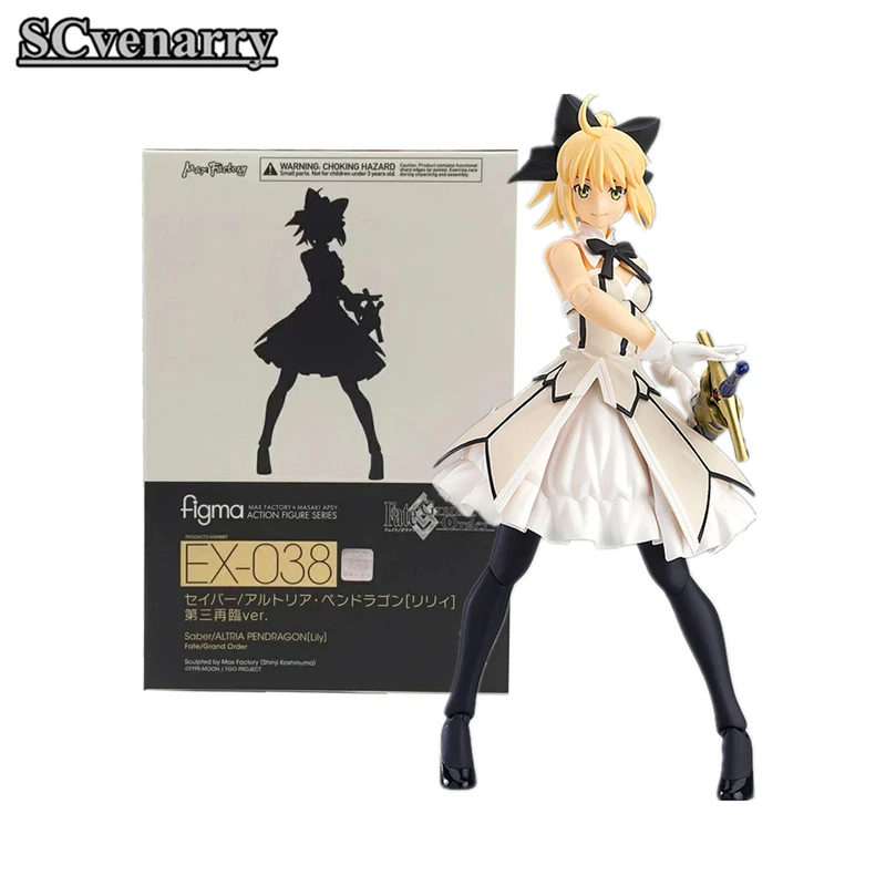 Figma EX-038 Fate FGO Saber Lily ПВХ фигурка Коллекция Модель игрушка в подарок 15 см | Игрушки и