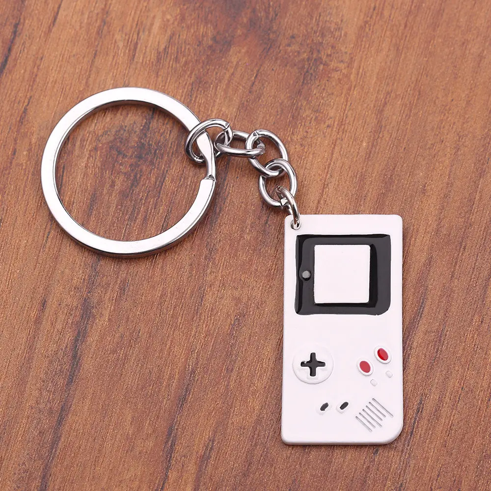 

Fashion Hip-hop White Metal Game Machine Square Childhood Memory Design Gifts For Game Lovers Male Jewelry Cute Classics Gift