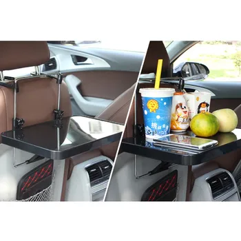 

Car SUV Auto Laptop Tray Dining Table Fold Stand Holder Steering Wheel Mount Desk Black/Gray