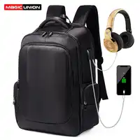 MAGIC UNION 17" Men Laptop Backpack for Women Urban Backpack Male School Bags Big Capacity Travel Backpack Waterproof