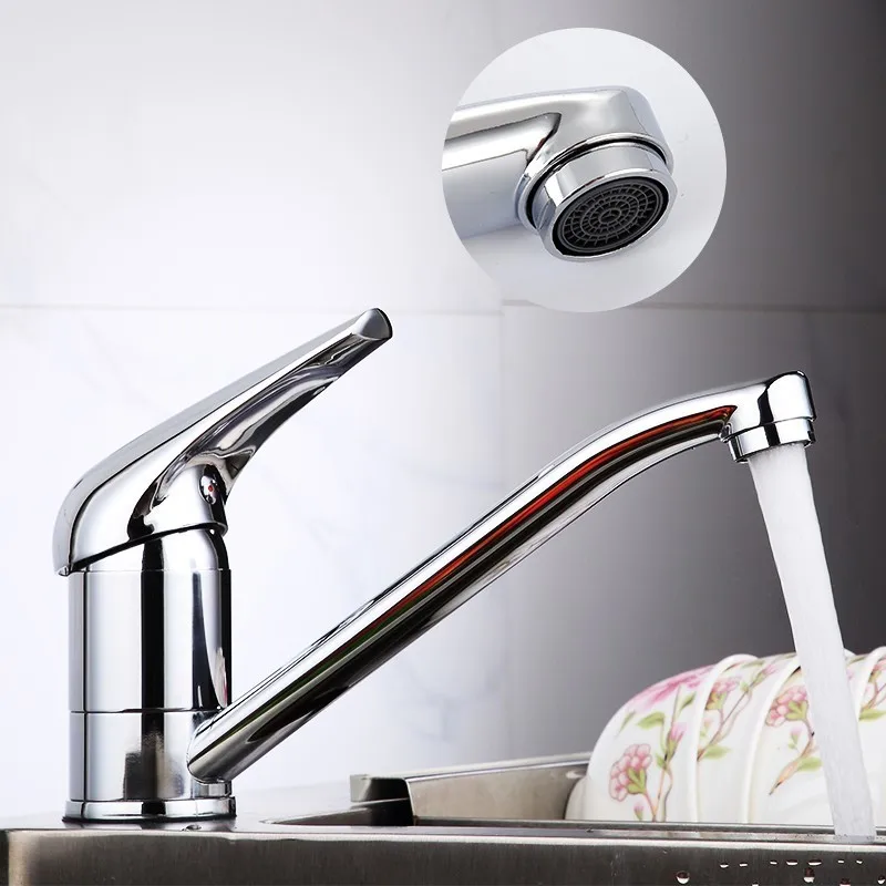 Olinia Kitchen Faucet Deck Mounted Mixer Tap 360 Degree Rotation Deck Mounted Mixer Tap Sink Faucet  Torneira Cozinha OL7194