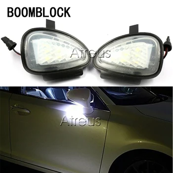 

2pcs For Volkswagen VW Golf 6 GTi MK6 Cabriolet Touran Accessories Car LED Under Side Mirror Lights 12V White SMD LED Lamp