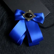 Мужская Женская Свадебная вечеринка воротник рубашка галстук лента галстук-платок эластичная лента Стразы сплав кристалл галстуки-бабочки аксессуары