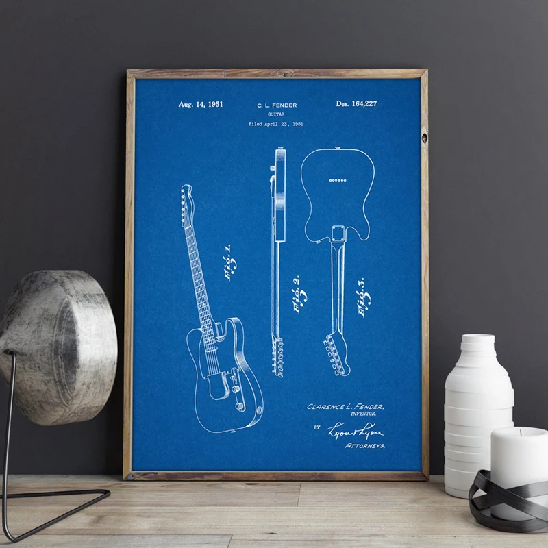 Electric Guitar Art Print