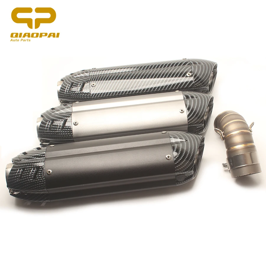 

Motorcycle Exhaust Pipe Middle Connect Link Pipe Escape Moto Muffler DB Killer for Honda CB1000R 2010 2011 2012 Full Systems