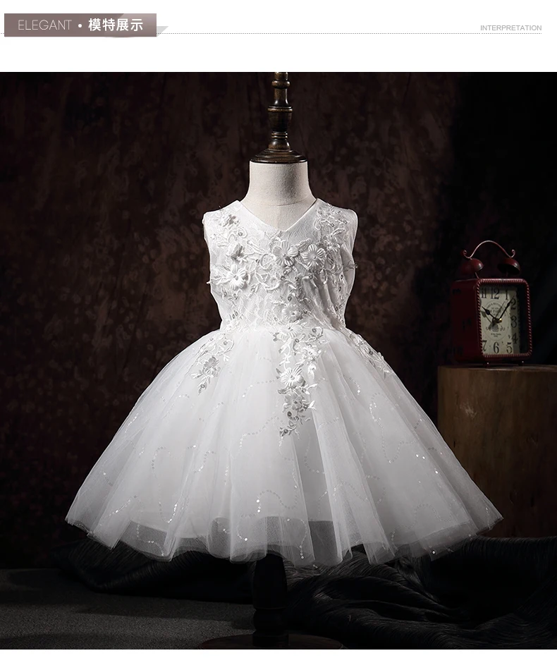 Платье принцессы с цветочным рисунком для маленьких девочек; вечерние платья с большим бантом и v-образным вырезом; Платья с цветочным узором для девочек на свадьбу; детское платье для дня рождения; B139