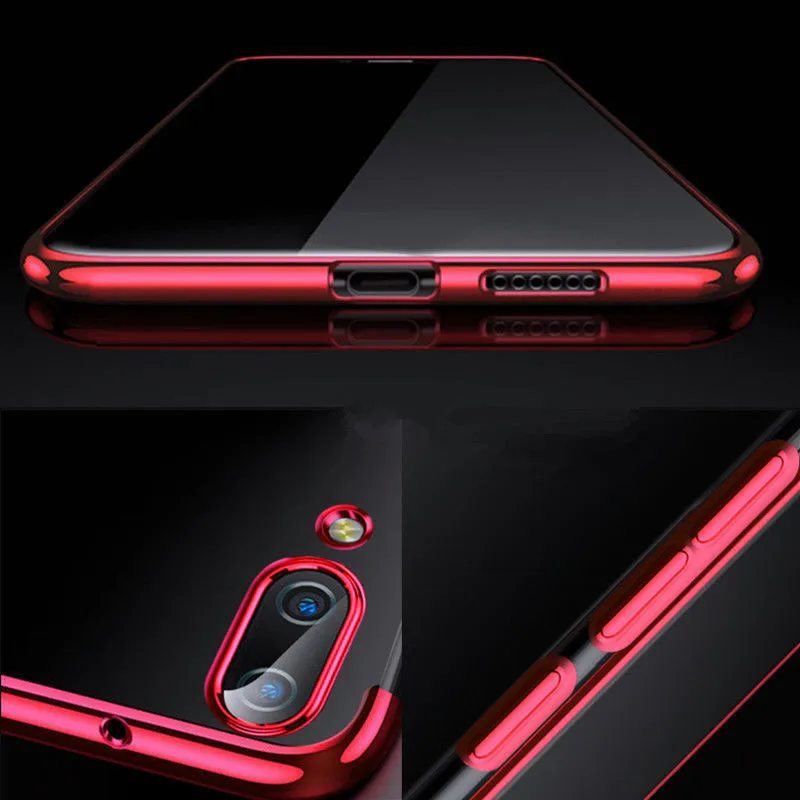 Чехол для телефона с избыточным ветром Huawei Y6Pro Y7Pro прозрачный мягкий силиконовый