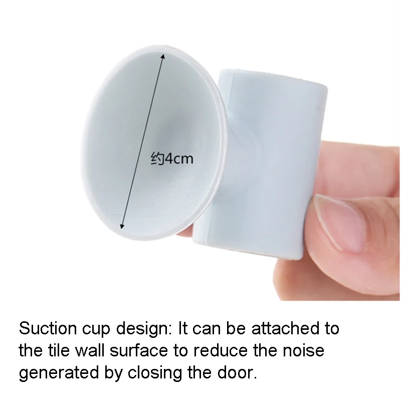 

Silicone Door Handle Knob Crash Pad Wall Bumper Guard Stopper Anti Collision Suction Pads QJ888