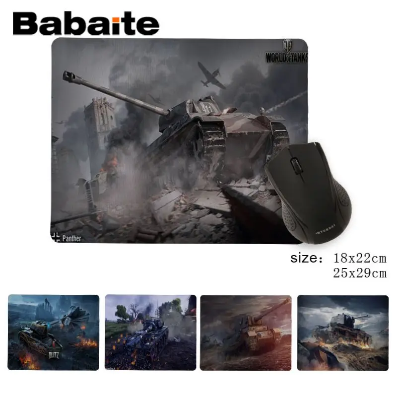 

Babaite World Of Tanks Image Computer Gaming Mousemats Fashionable 2019 New Arrival Top Selling mousepad