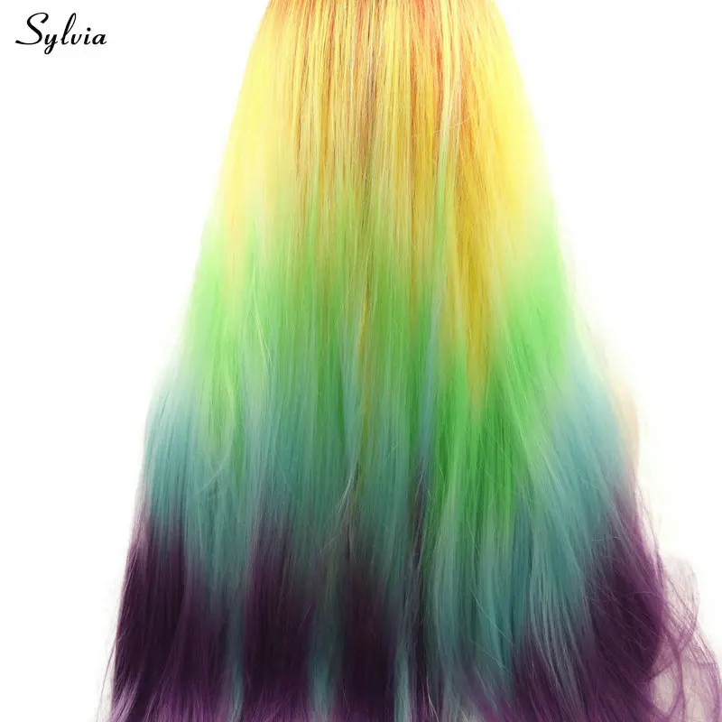 colorful long hair  (4)