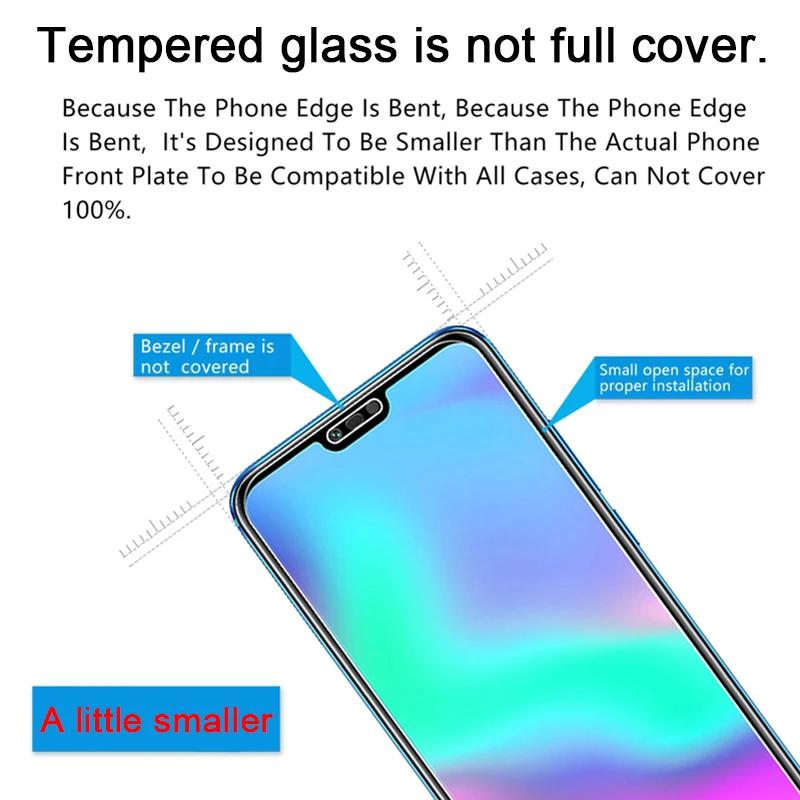 mobile protector 3PCS Tempered Glass for Honor 10i 10 Lite 9 Light Screen Protector Phone Glass on Huawei Honor 20 Pro 30 Lite 30i 20i Hard Glass phone tempered glass