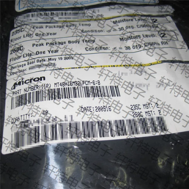 

10pcs/lot MT48H16M32LFCM-6: B new original