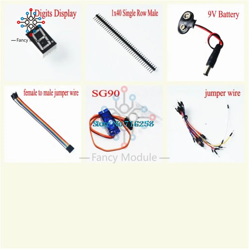 Полные комплекты Starter Kit базовый Learning Suite UNO R3 КИТ Модернизированный шагового двигателя LCD1602 светодиодный перемычку для Arduino